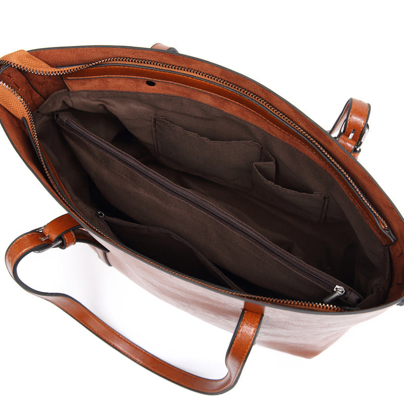 Sophia - Bolsa Tote de Cuero Elegancia Refinada