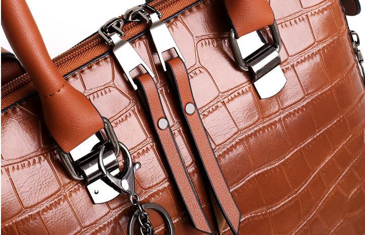 Evelyn - Elegancia del Día a Día Conjunto de Bolsas de Cuero con 4 Piezas