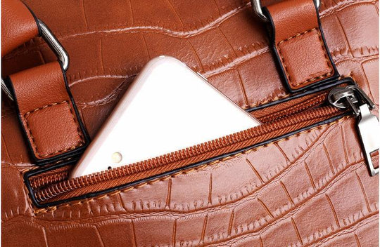 Evelyn - Elegancia del Día a Día Conjunto de Bolsas de Cuero con 4 Piezas