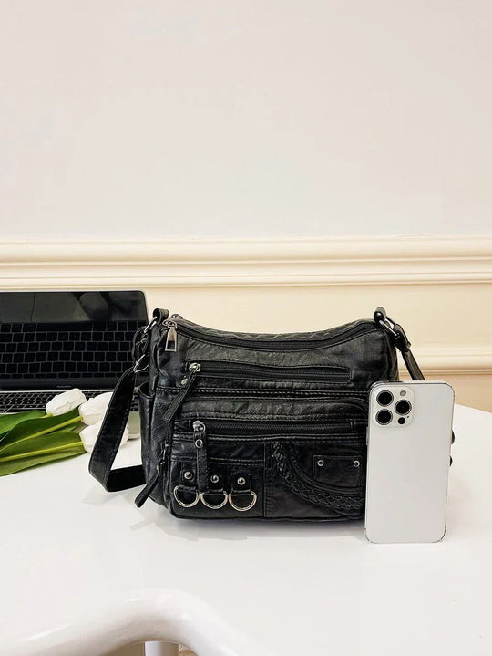Olivia - Bolsa de Hombro Elegante con Encanto Vintage