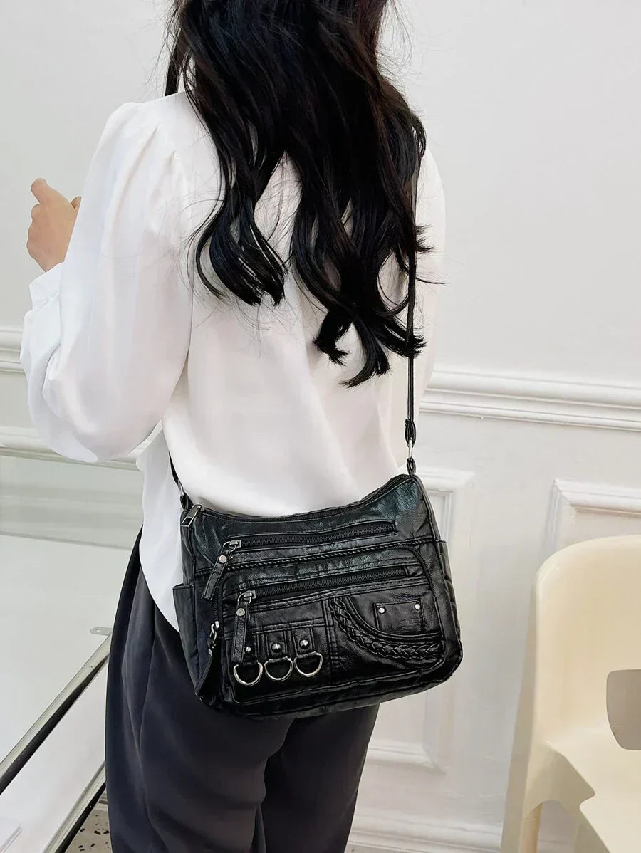 Olivia - Bolsa de Hombro Elegante con Encanto Vintage