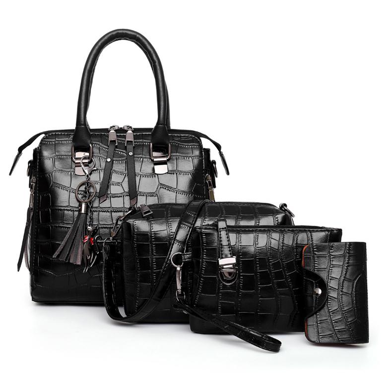 Evelyn - Elegancia del Día a Día Conjunto de Bolsas de Cuero con 4 Piezas