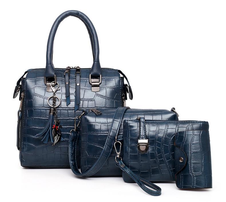 Evelyn - Elegancia del Día a Día Conjunto de Bolsas de Cuero con 4 Piezas