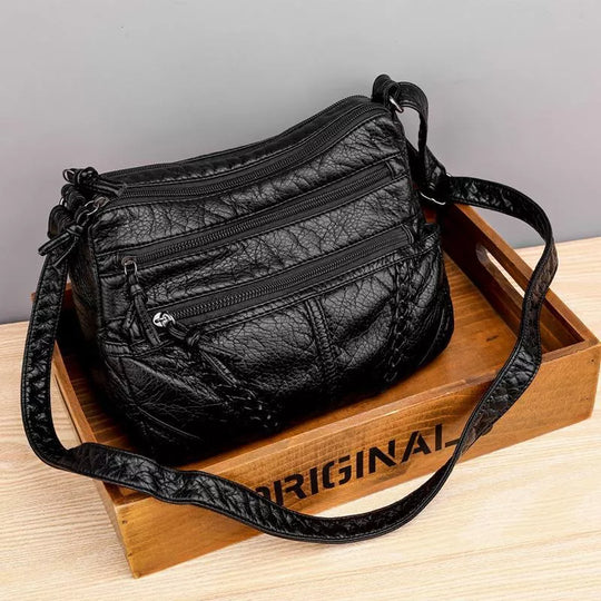 Ellen - Bolsa de Cuero Clásica Harmony