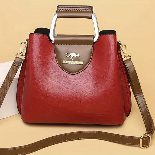Isabella - Bolsa Bucket de Cuero Chic