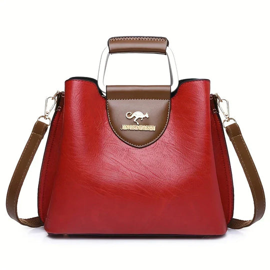 Isabella - Bolsa Bucket de Cuero Chic