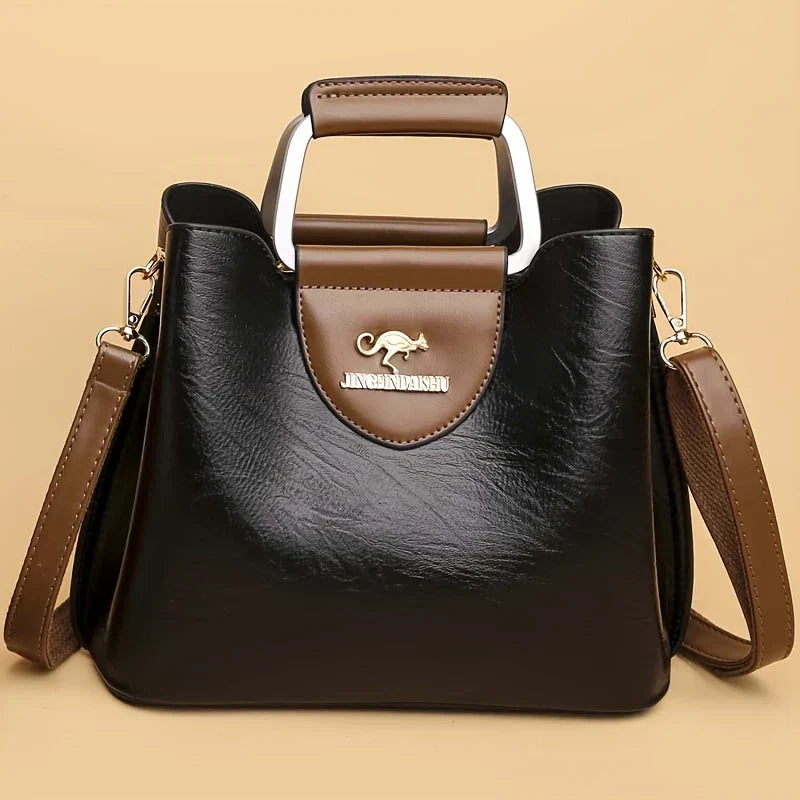 Isabella - Bolsa Bucket de Cuero Chic