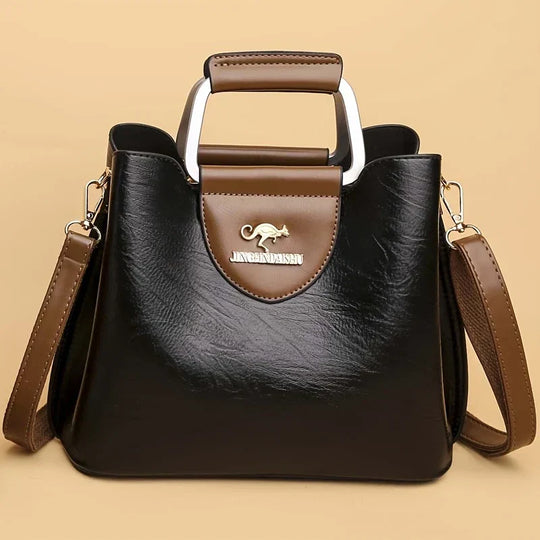 Isabella - Bolsa Bucket de Cuero Chic