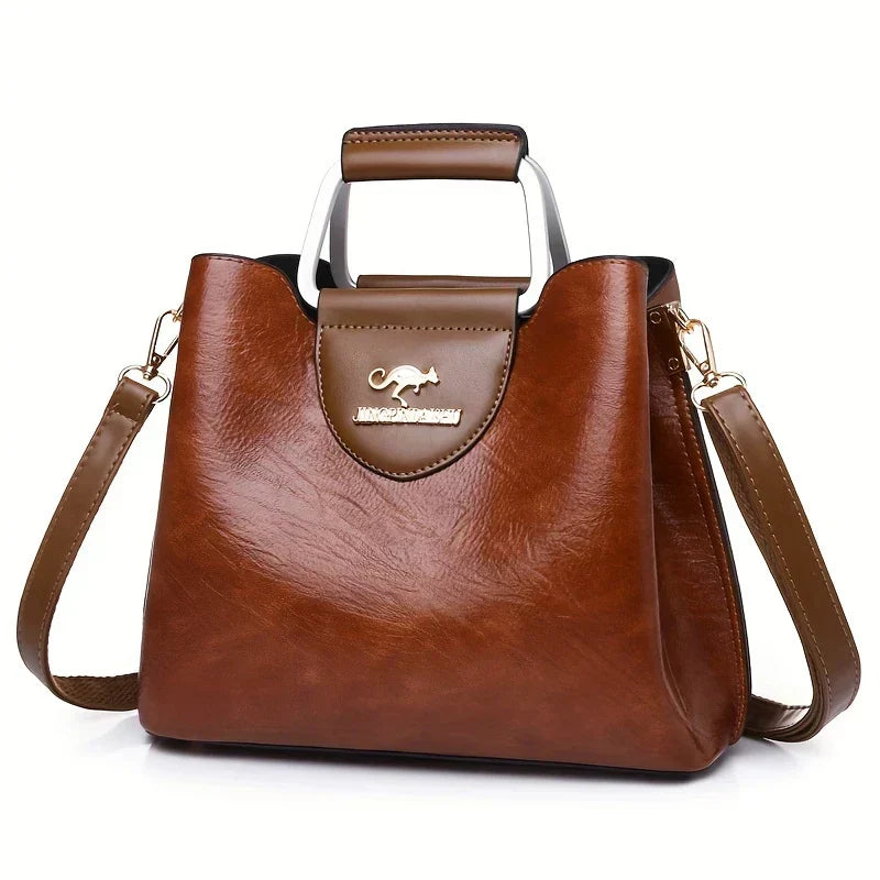 Isabella - Bolsa Bucket de Cuero Chic