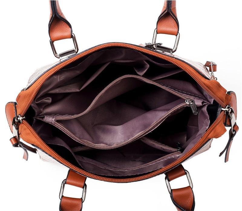 Evelyn - Elegancia del Día a Día Conjunto de Bolsas de Cuero con 4 Piezas