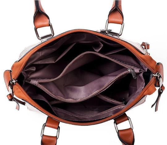 Evelyn - Elegancia del Día a Día Conjunto de Bolsas de Cuero con 4 Piezas