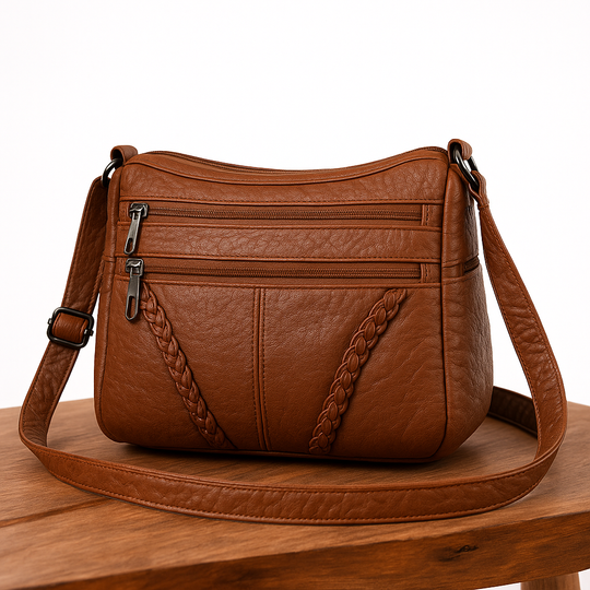 Ellen - Bolsa de Cuero Clásica Harmony