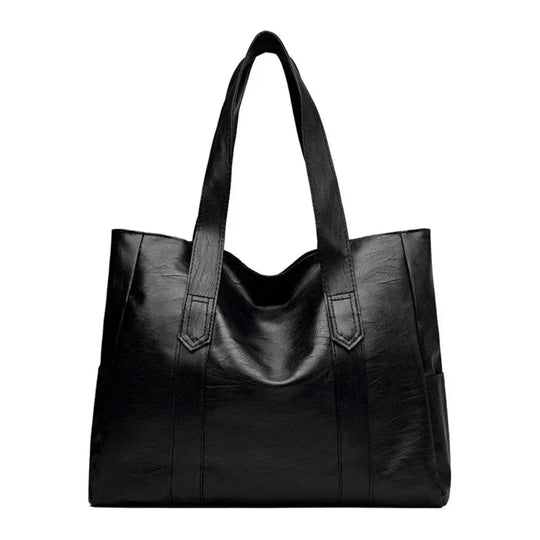 Susana - Bolsa de Hombro de Cuero Lujosa Minimalista