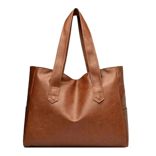 Susana - Bolsa de Hombro de Cuero Lujosa Minimalista