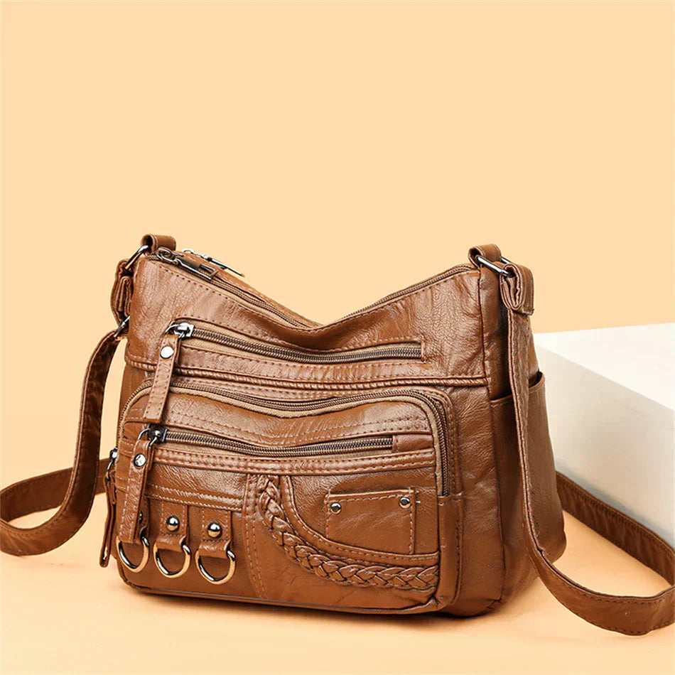 Olivia - Bolsa de Hombro Elegante con Encanto Vintage