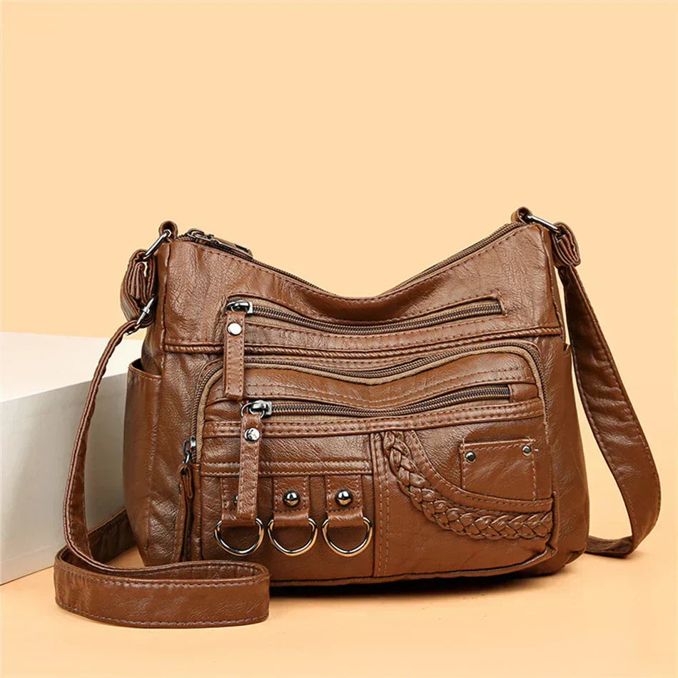 Olivia - Bolsa de Hombro Elegante con Encanto Vintage