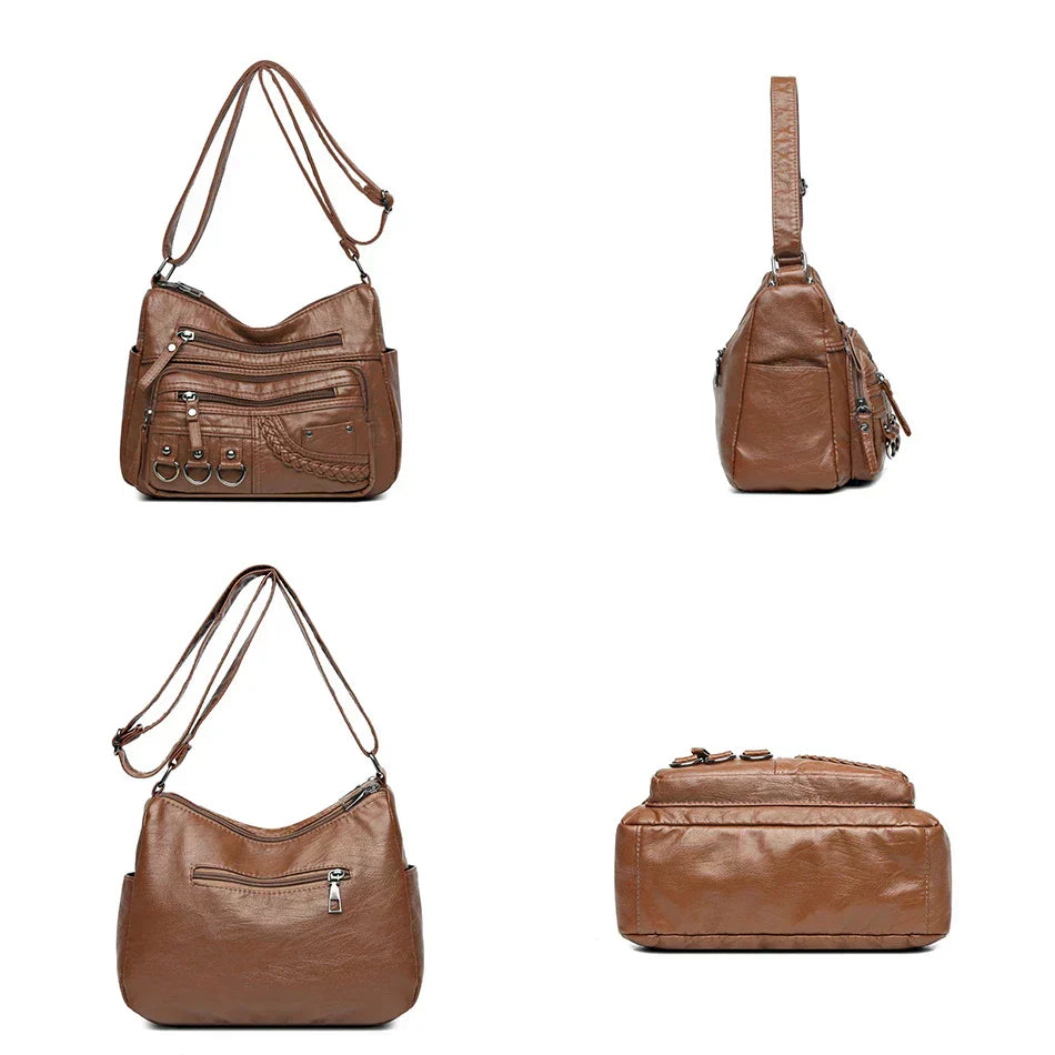 Olivia - Bolsa de Hombro Elegante con Encanto Vintage