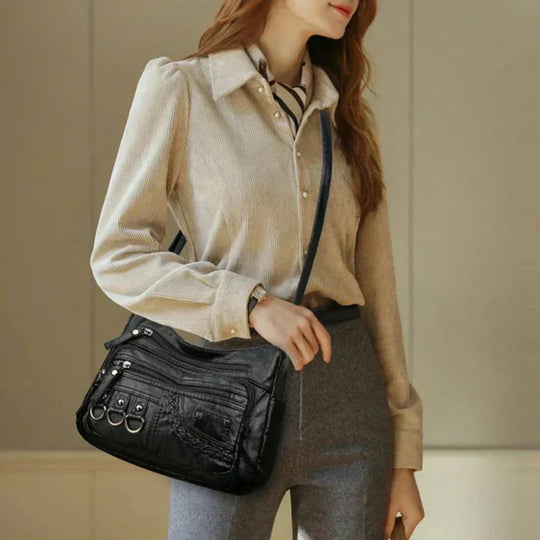 Olivia - Bolsa de Hombro Elegante con Encanto Vintage