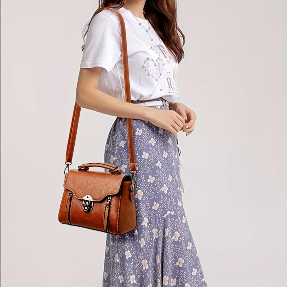 Zoe - Bolsa de Hombro de Cuero Elegancia Atemporal