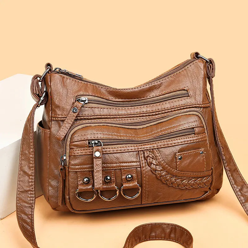 Olivia - Bolsa de Hombro Elegante con Encanto Vintage