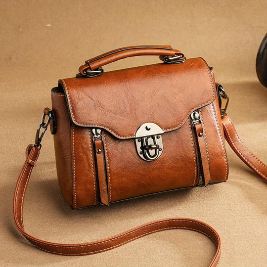 Zoe - Bolsa de Hombro de Cuero Elegancia Atemporal