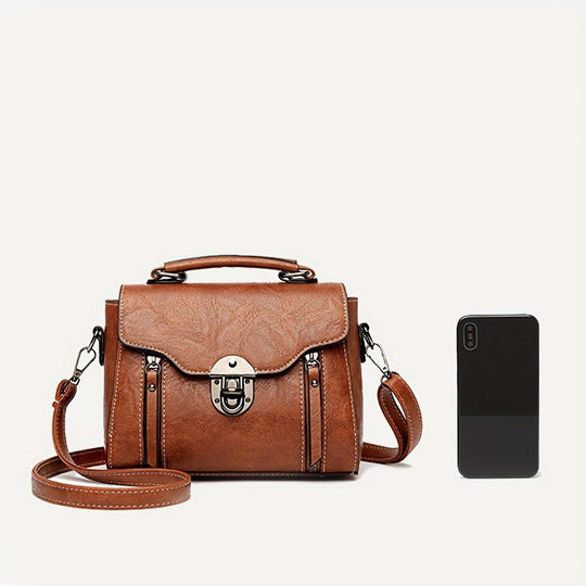 Zoe - Bolsa de Hombro de Cuero Elegancia Atemporal