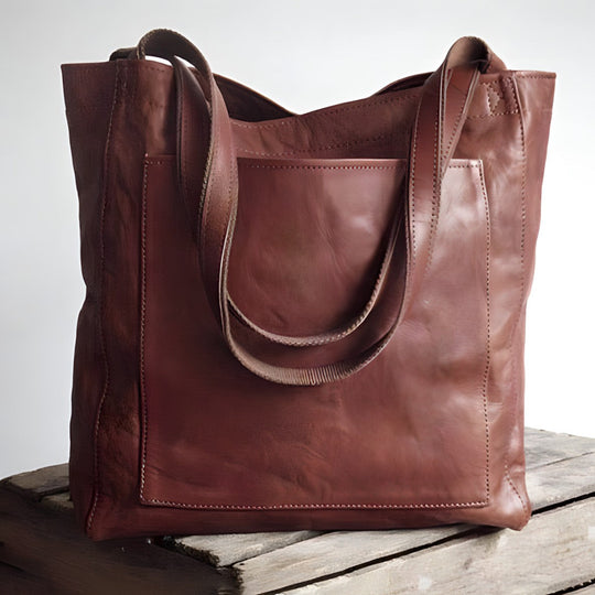 Carol - Bolsa Tote de Cuero Moderna y Chic