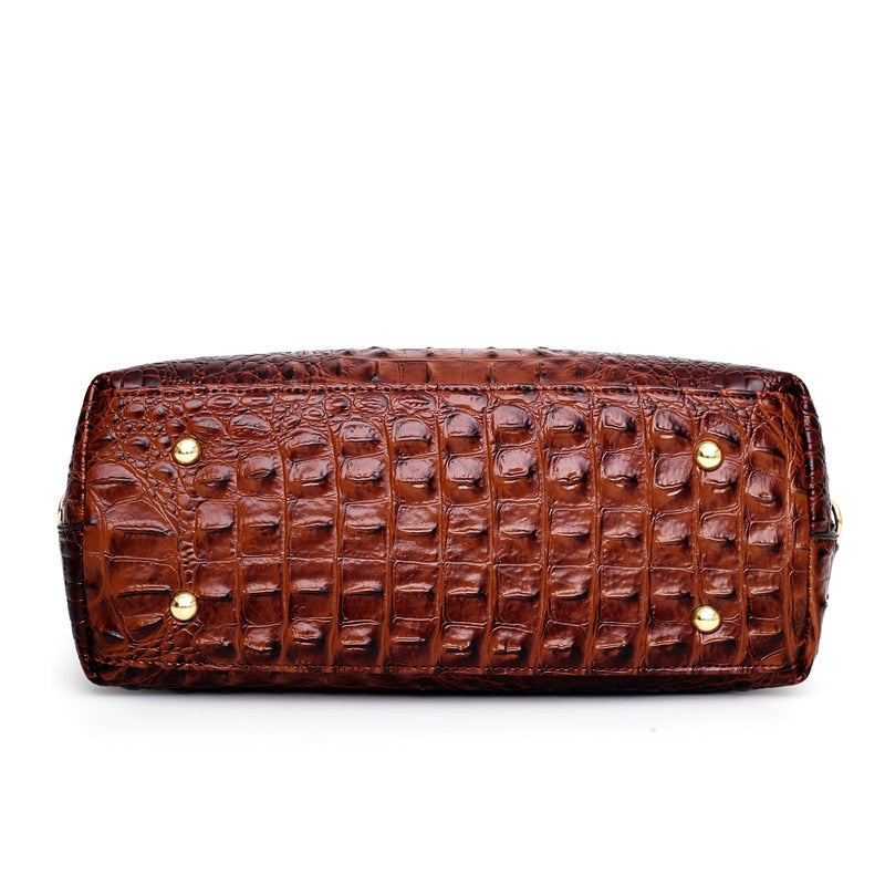 Frances - Bolsa de Hombro de Cuero Clásica Heritage