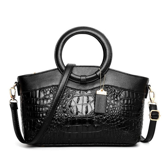 Frances - Bolsa de Hombro de Cuero Clásica Heritage