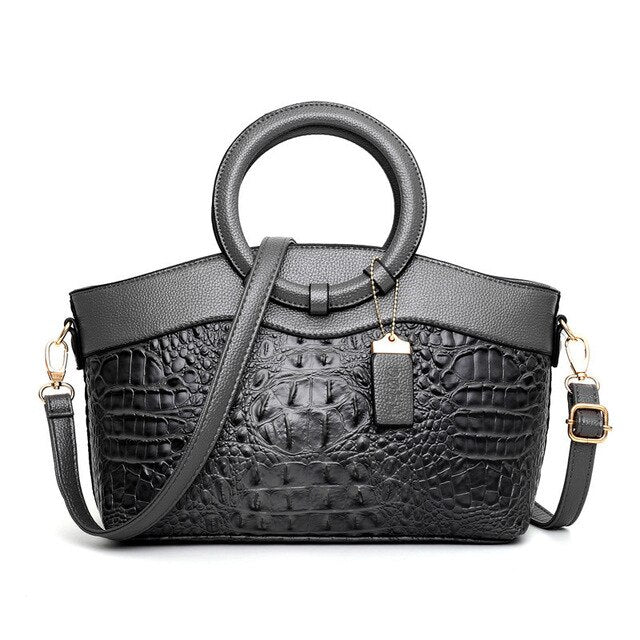Frances - Bolsa de Hombro de Cuero Clásica Heritage