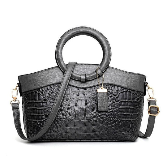 Frances - Bolsa de Hombro de Cuero Clásica Heritage