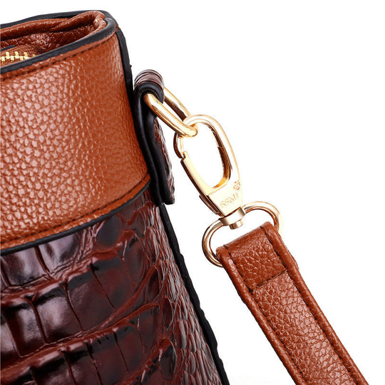 Frances - Bolsa de Hombro de Cuero Clásica Heritage